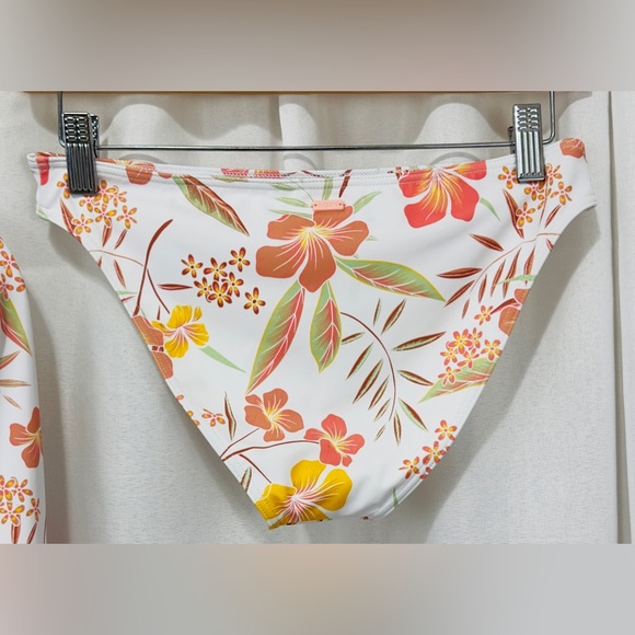 Roxy Girls Life Enjoyers Long Sleeve Full Zip UPF50 Rashguard Bikini Set… - Picture 10 of 13